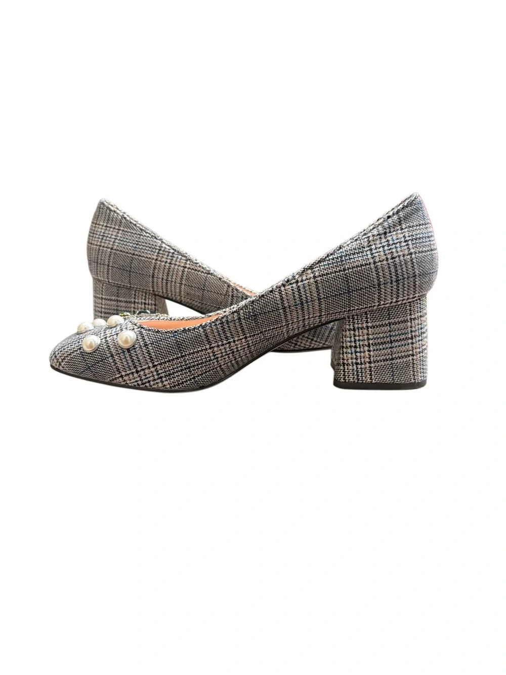 J. CREW CECELIA BLOCK HEEL PUMPS